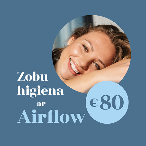 Profesionāla zobu higiēna ar AirFlow Izdevīgs piedāvājums zobu higiēnai